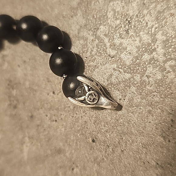 David Yuman Onyx Bead Bracelet with Pave Stones - Picture 3 of 6